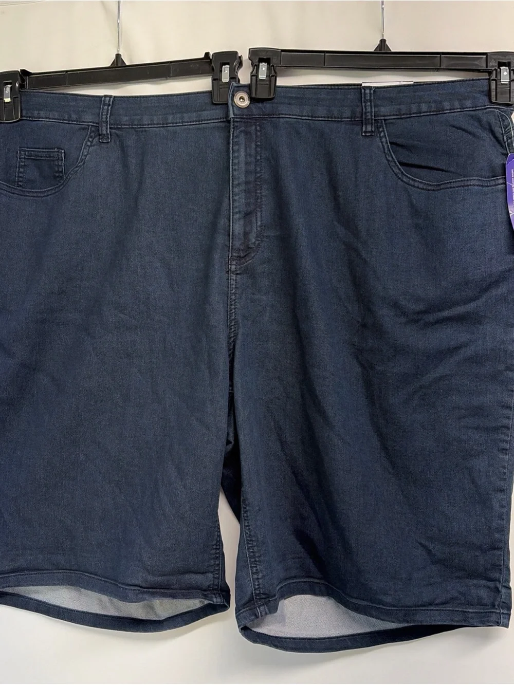 Catherines Women's 3X Everyday Fit Super Stretch Chambray Denim Shorts
